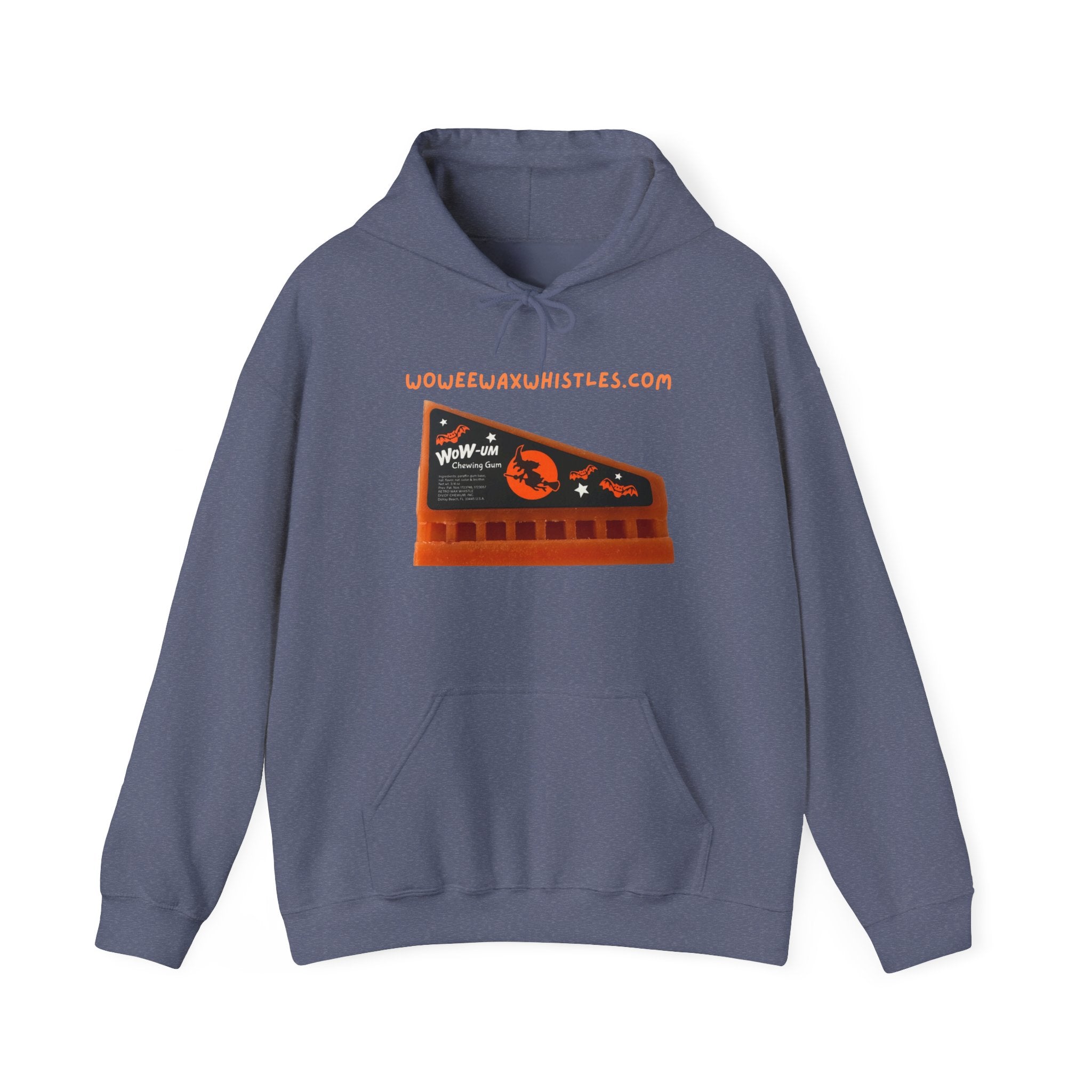 WOW-EE Wax Whistles - Retro Graphic Hooded Sweatshirt