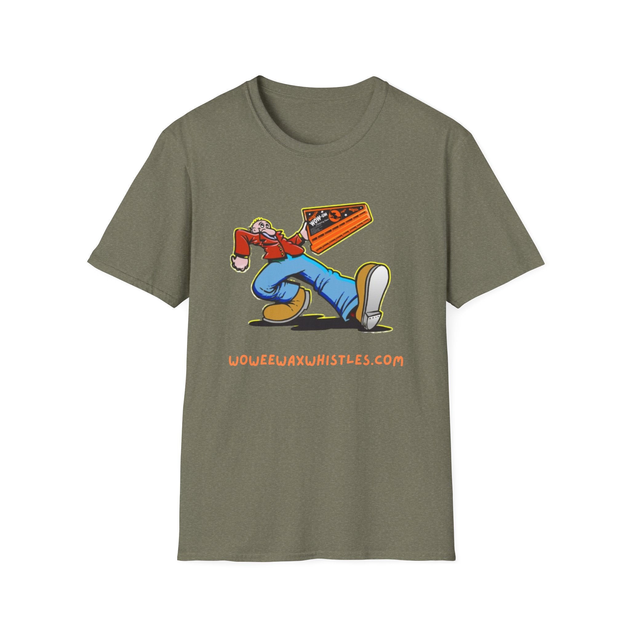 Keep on Whistling with Wowee Wax Whistles - Unisex Retro T-Shirt