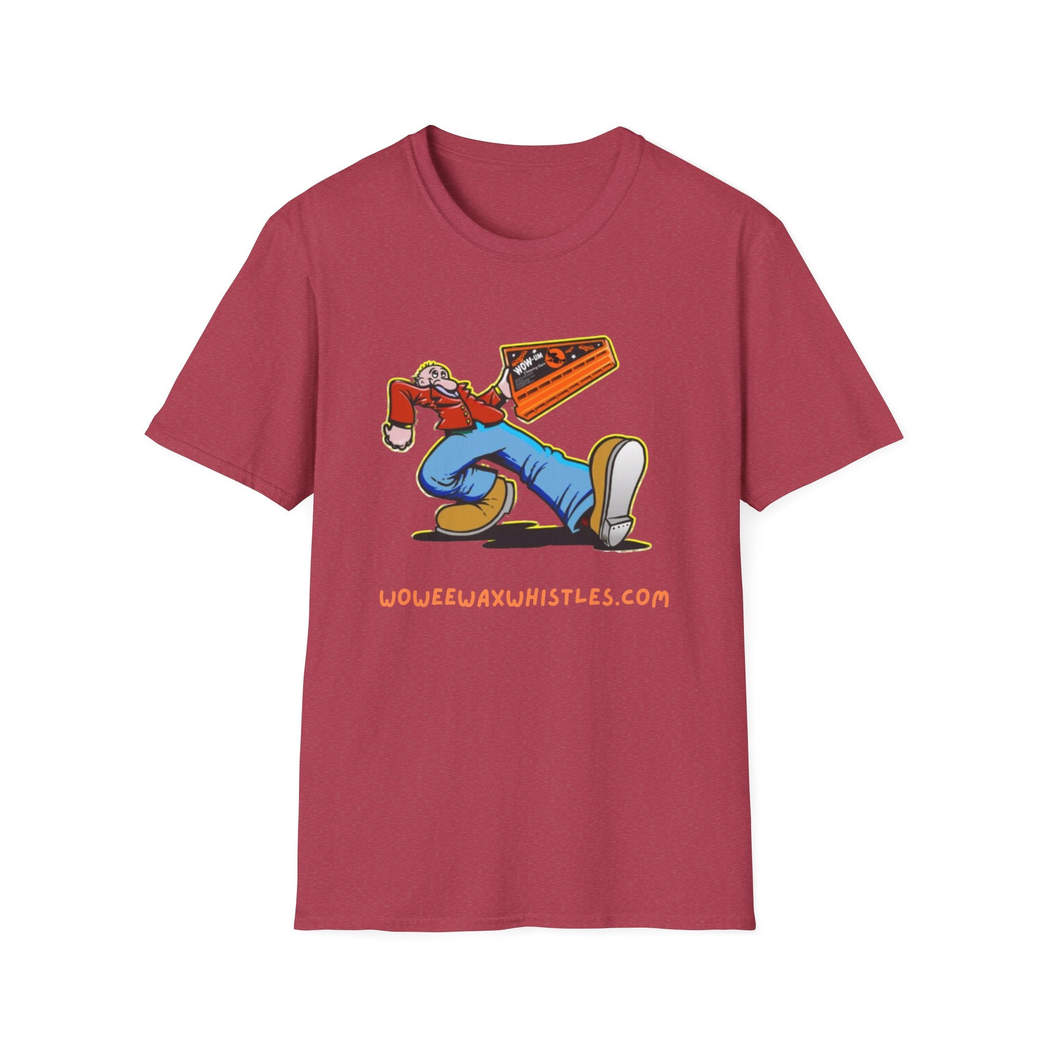 Keep on Whistling with Wowee Wax Whistles - Unisex Retro T-Shirt