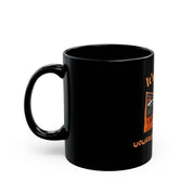 Black Mug with the WOW-UM Wax Whistle