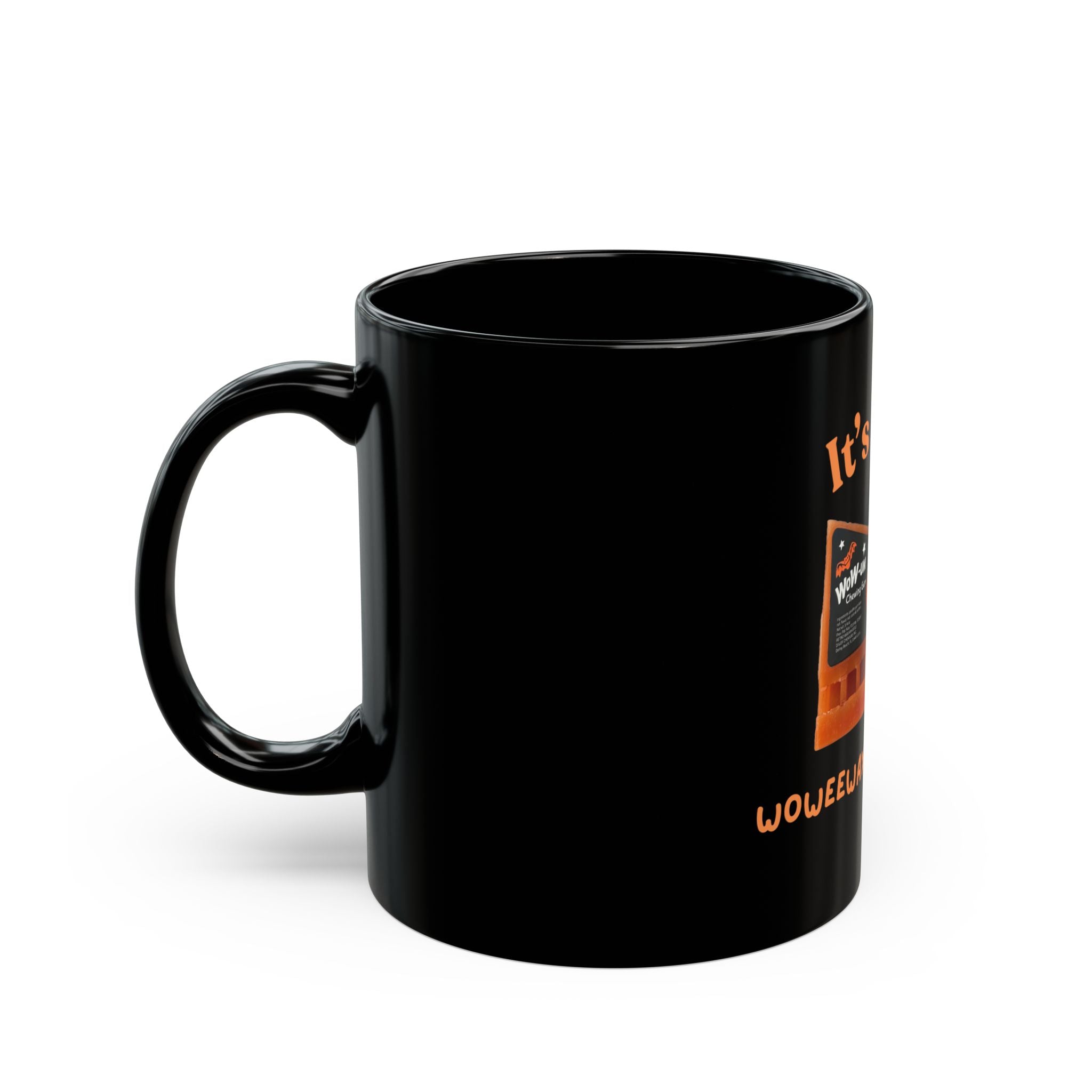 Black Mug with the WOW-UM Wax Whistle