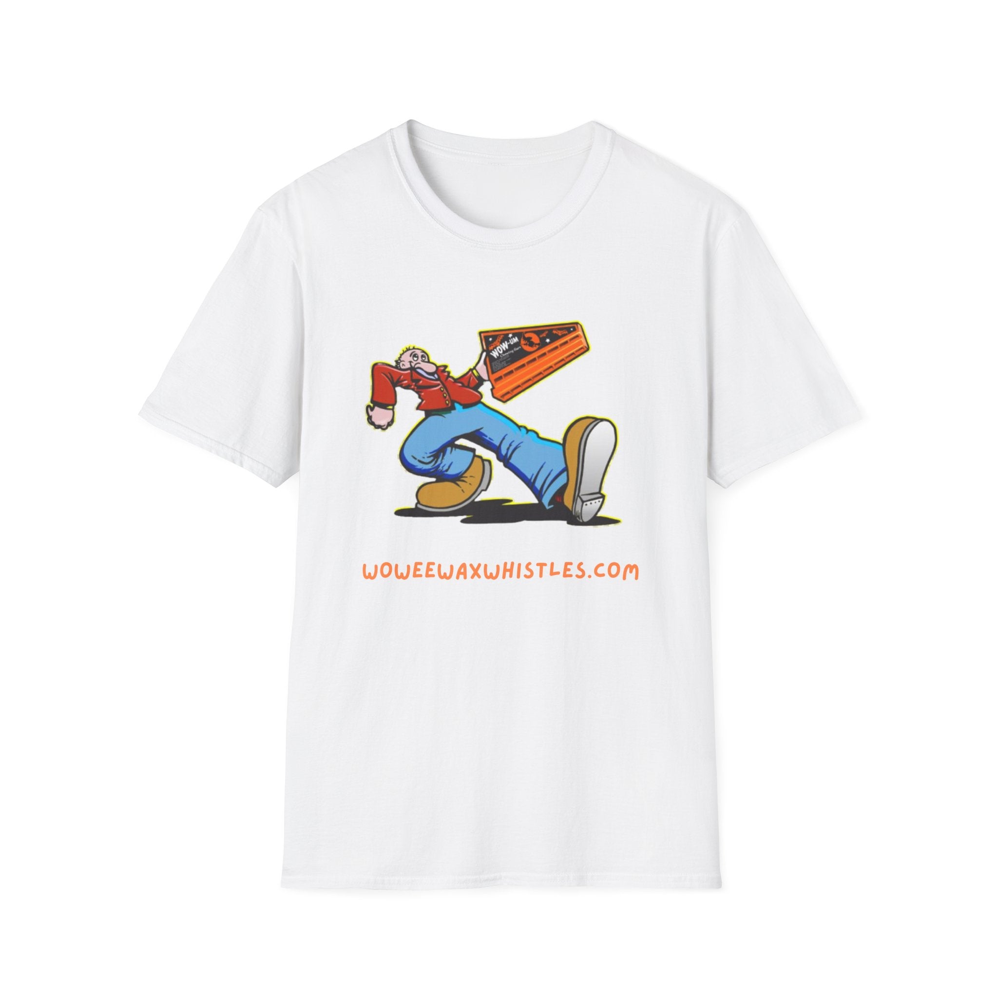 Keep on Whistling with Wowee Wax Whistles - Unisex Retro T-Shirt